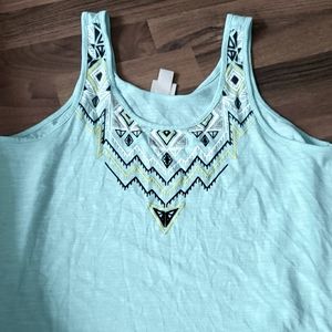 Women's Vintage Mossimo Tank Mint Green